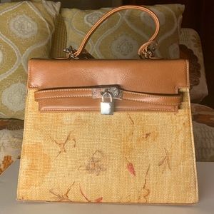 Vintage Handle/Strap Women’s Briefcase
